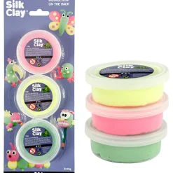Silk Clay 3 x 14 gr. - Neon