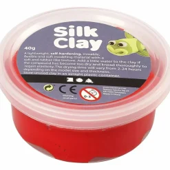 Silk Clay 1 x 40 gr. - Rød