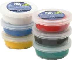 Silk Clay 6 x14 gr. - Basisfarver