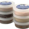 Silk Clay 6 x14 gr. - Beige og brune farver