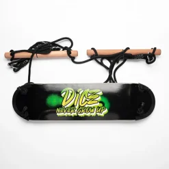 Skateboardgynge 81 x 20 cm (sort reb)