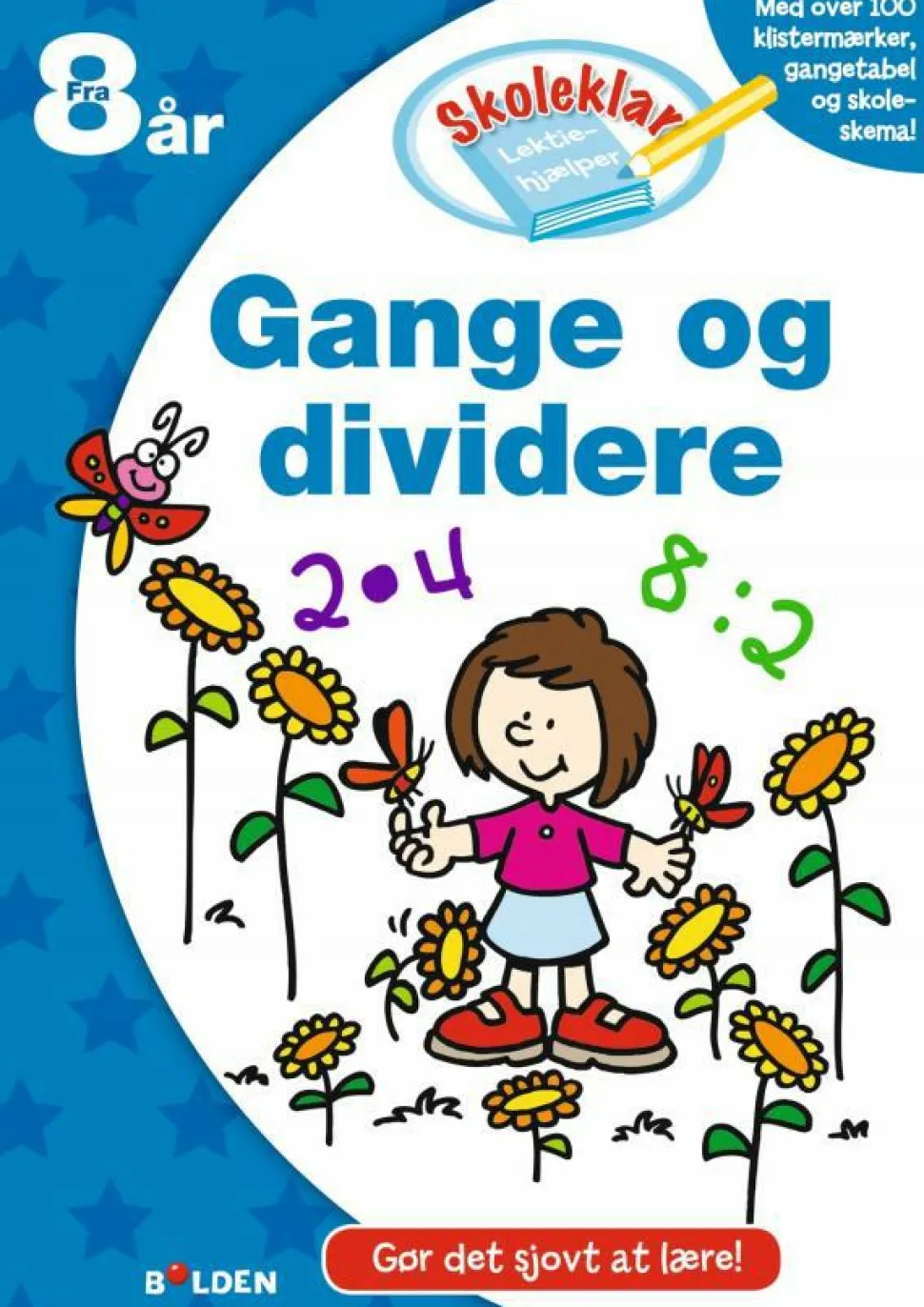 Skoleklar lektiehjælper: Gange og dividere
