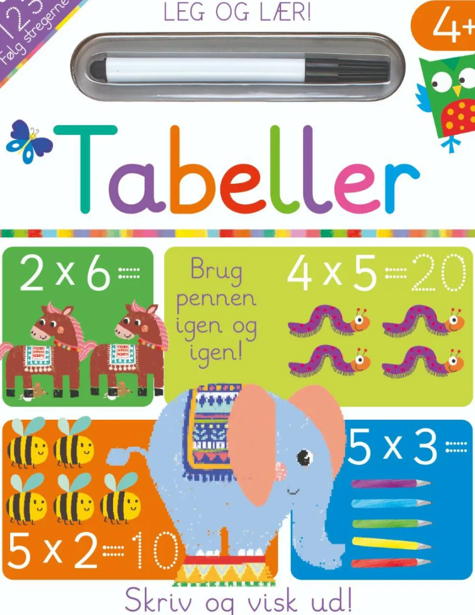 Skriv og visk ud - Tabeller