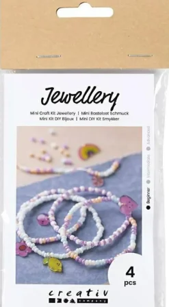 Smykkekit mini - Armbånd m. krympeplast charms