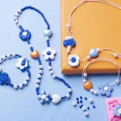 Smykkekit mini - Blomstersmykker af smykkeler