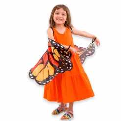 Sommerfuglevinger - Orange, str. 3-8 år