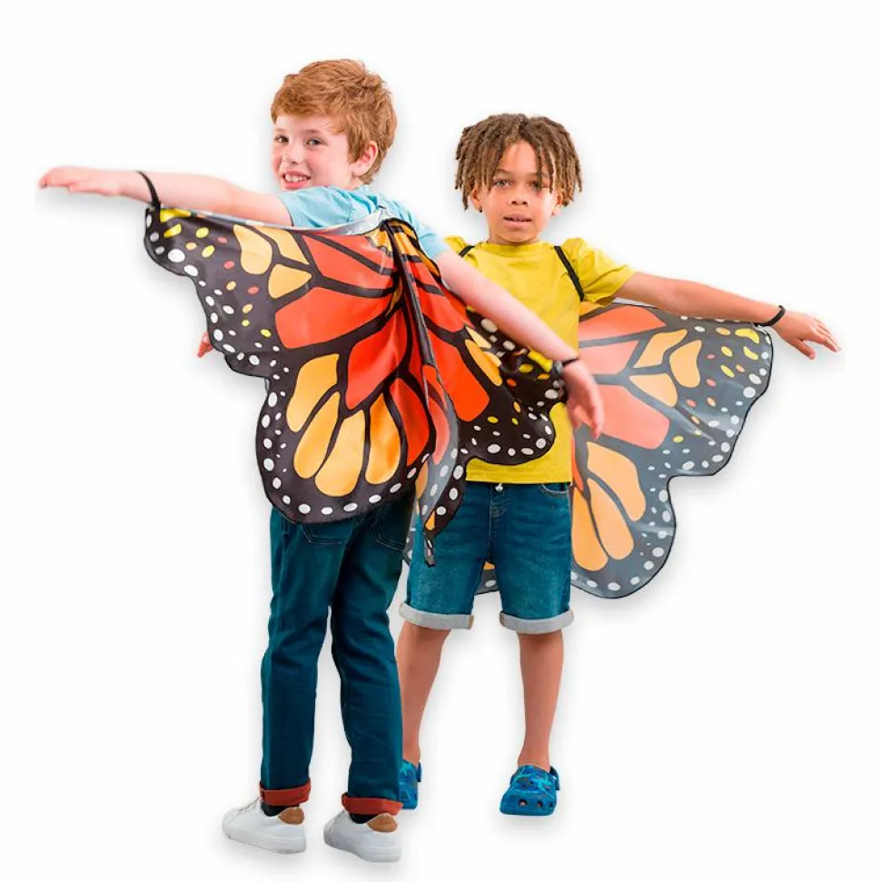 Sommerfuglevinger - Orange, str. 3-8 år