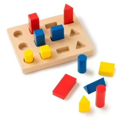 Sorter figurerne - Lær om farve og størrelse