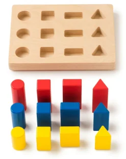 Sorter figurerne - Lær om farve og størrelse