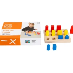 Sorter figurerne - Lær om farve og størrelse