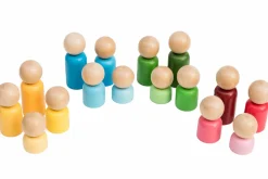 Sorteringssæt - Træfigurer, 16 dele