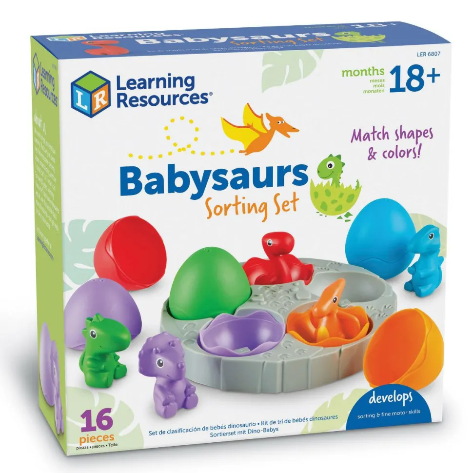 Sorteringssæt til de yngste - Babysaurer