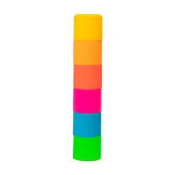 Stablekopper i silikone - Neon, 6 stk