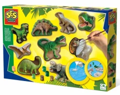 Støb & Mal - Dinosaurer, 9 forskellige