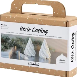 Støb med resin - Juletræer, 2 stk