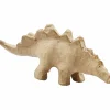 Stegosaurus af papmaché - L: 21,9 cm