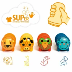 Stempler til de små - Safari (fra 18 mdr)