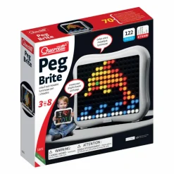 Stiftmosaik med LED - Peg Brite, 122 stk