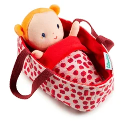 Stofdukke med lift, 22 cm. - Agathe