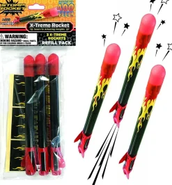 Stomp Rocket tilbehør - X-Treme raketter, 3 stk