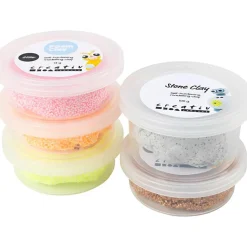Stone Clay & Foam Clay - Gyldent mix