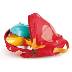 Strandsæt m. taske + pop up spand, 4 dele