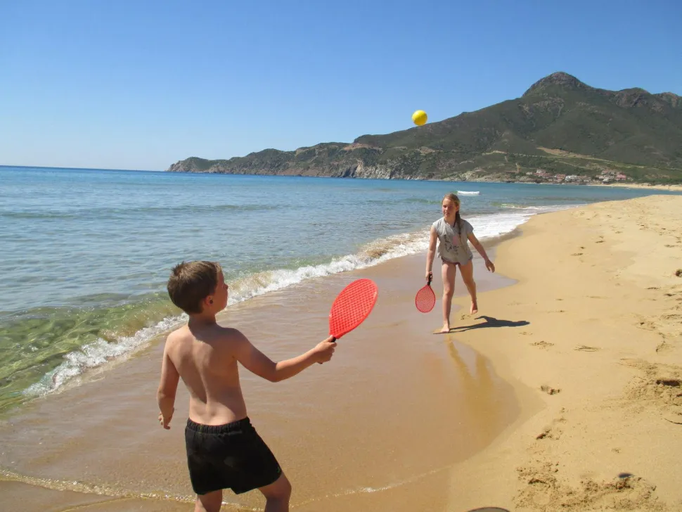 Strandtennis inkl. opbevaringsnet