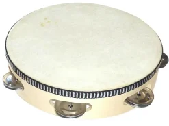 Tamburin med skind - Ø20 cm.
