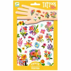 Tatoveringer - Farvestrålende blomster