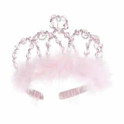 Tiara - Pink og sølv