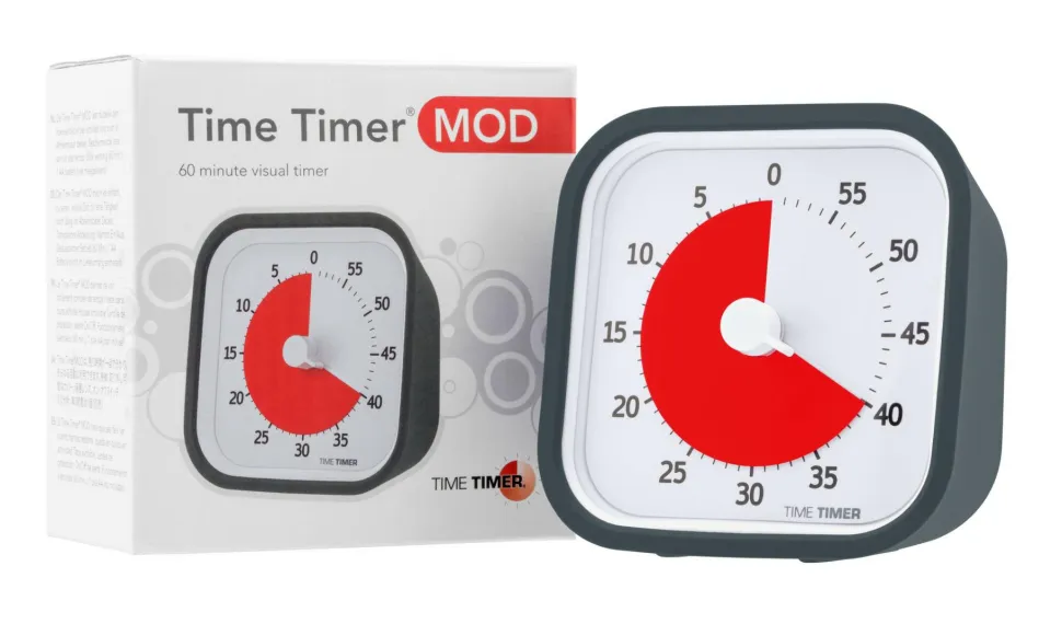 Time Timer MOD Mørkegrå - 1 time