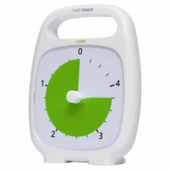 Time Timer PLUS Hvid (14x18 cm.) - 5 min.