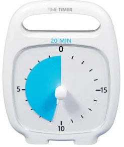 Time Timer PLUS Hvid (14x18 cm.) - 20 min.