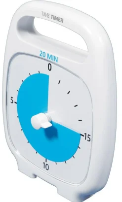 Time Timer PLUS Hvid (14x18 cm.) - 20 min.