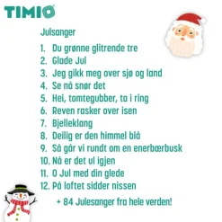 TIMIO tilbehør - Disc m. julesange