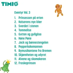 TIMIO tilbehør - Disc sæt 4