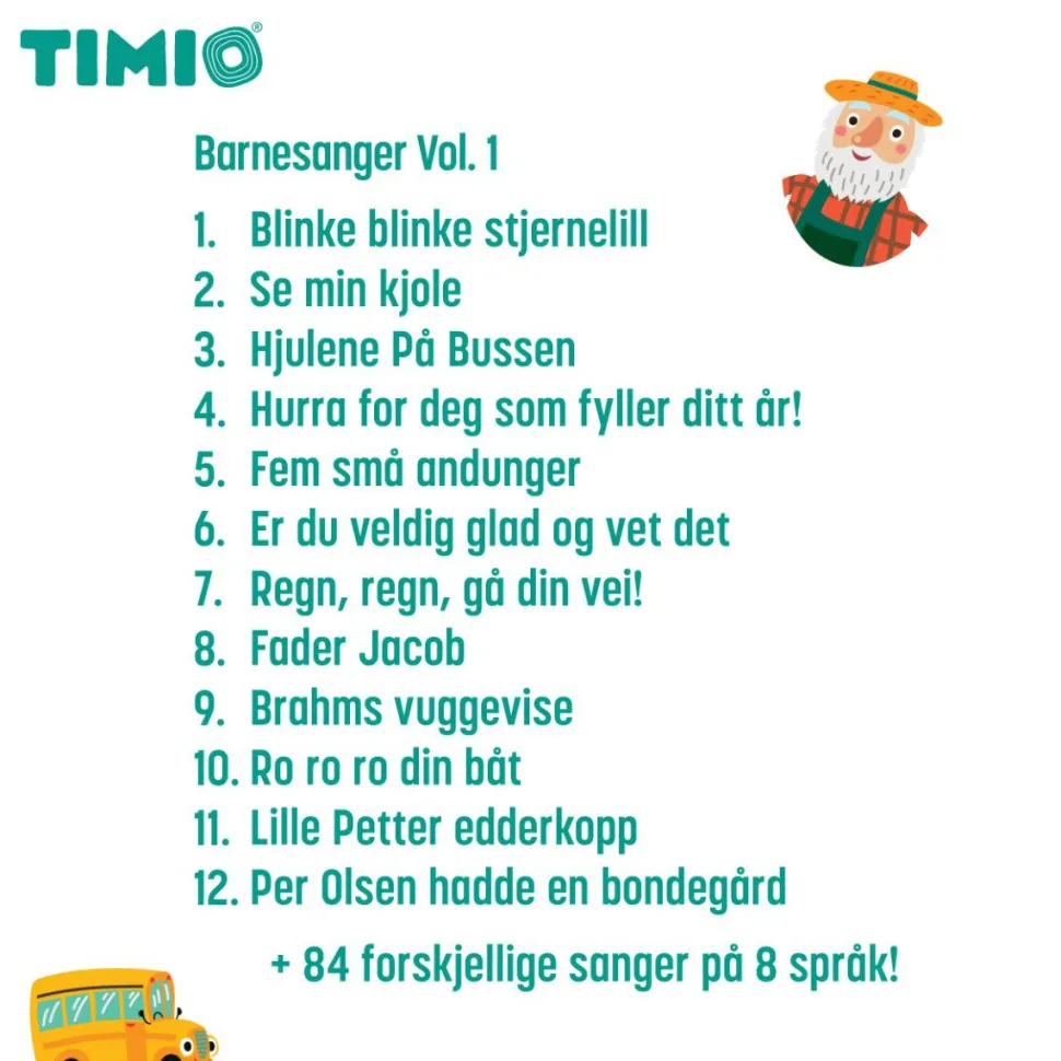 TIMIO tilbehør - Disc sæt 1