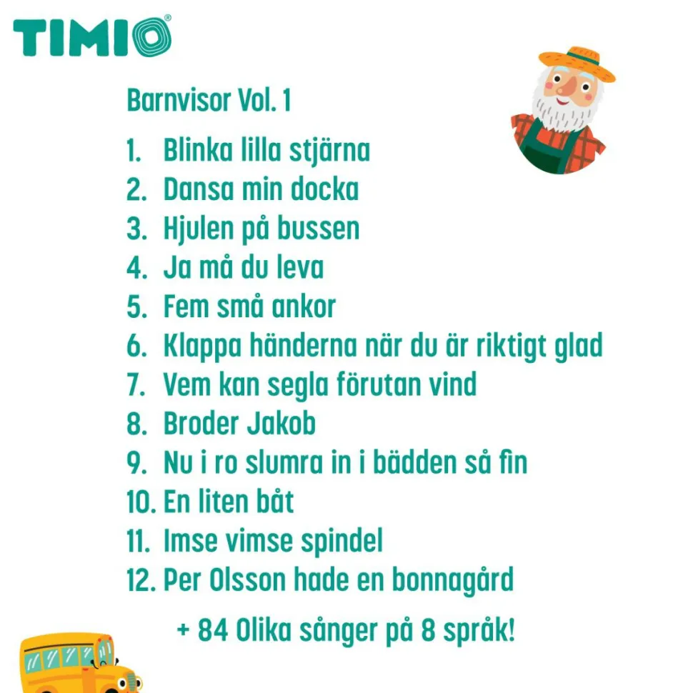 TIMIO tilbehør - Disc sæt 1