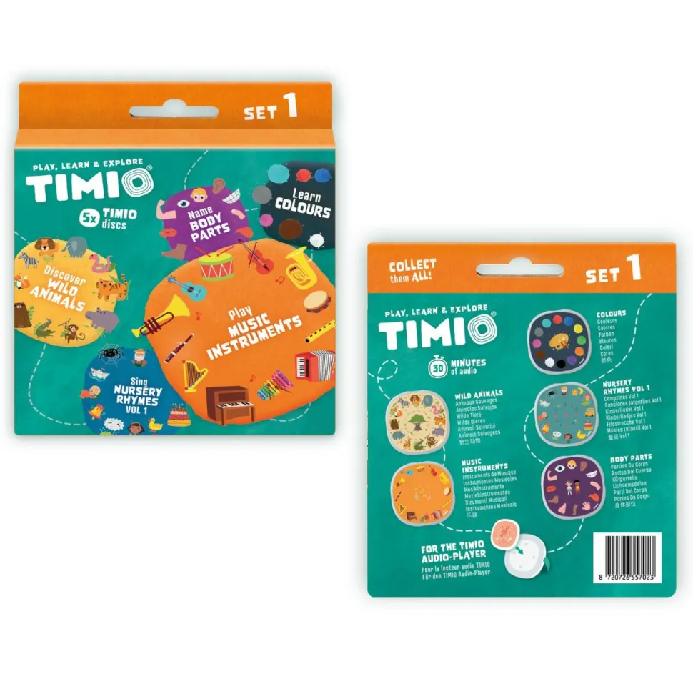 TIMIO tilbehør - Disc sæt 1