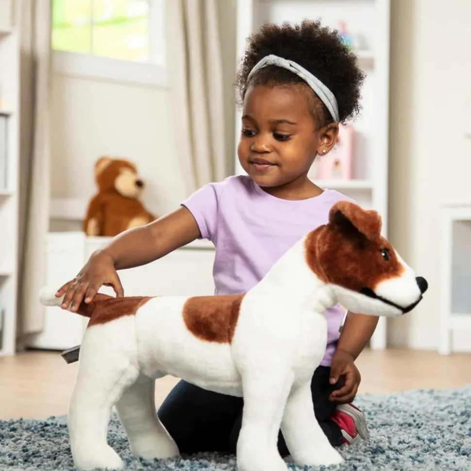 Tøjdyr i plys - Jack Russell Terrier