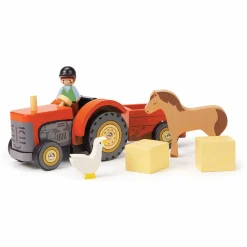 Traktor med anhænger