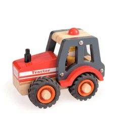 Traktor med gummihjul