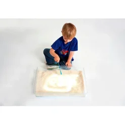 Transparent bakke med sider