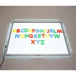 Transparent bakke til lyspanel A2