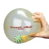 Transparent bold med kugler i