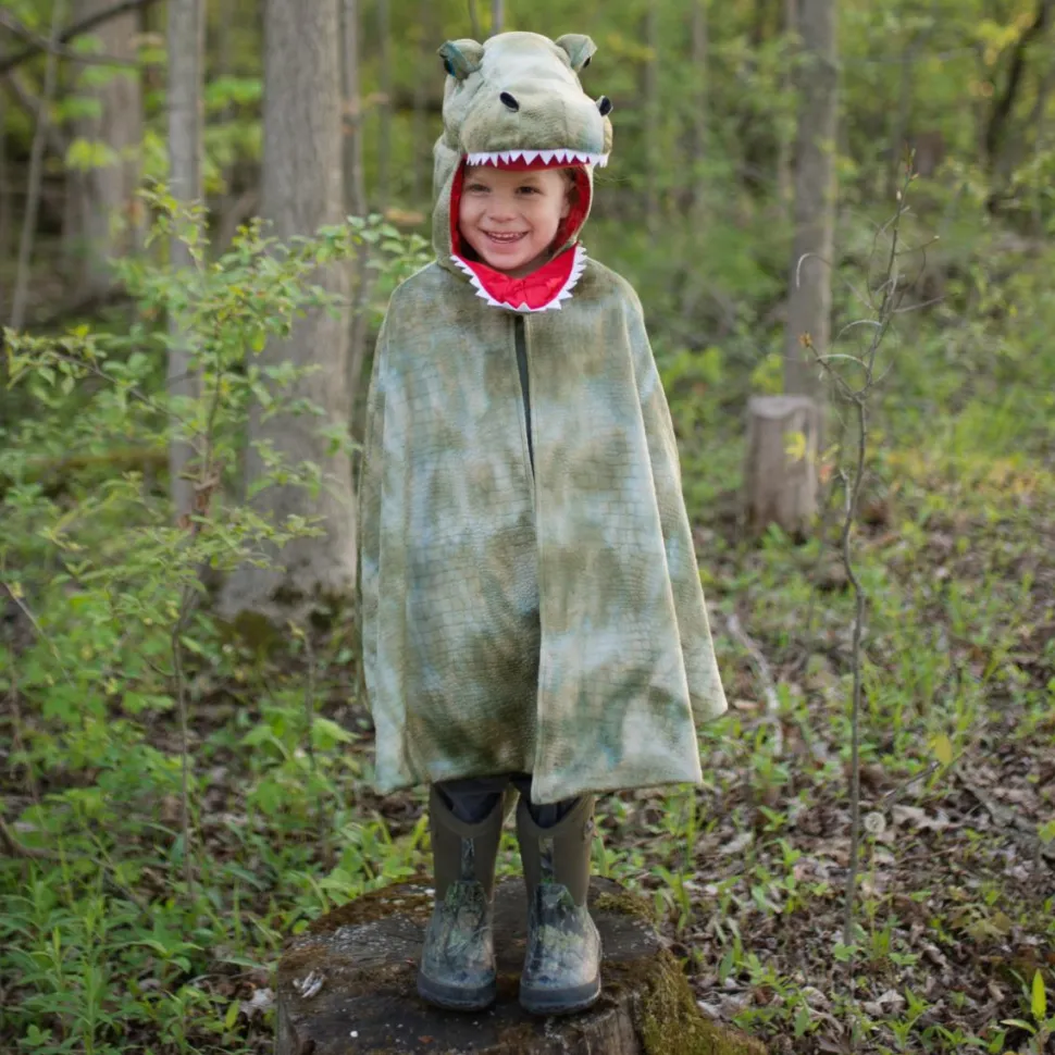 T-Rex kappe m. klør - Grøn, str. 4-6 år