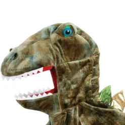 T-Rex kappe m. klør - Grøn, str. 4-6 år