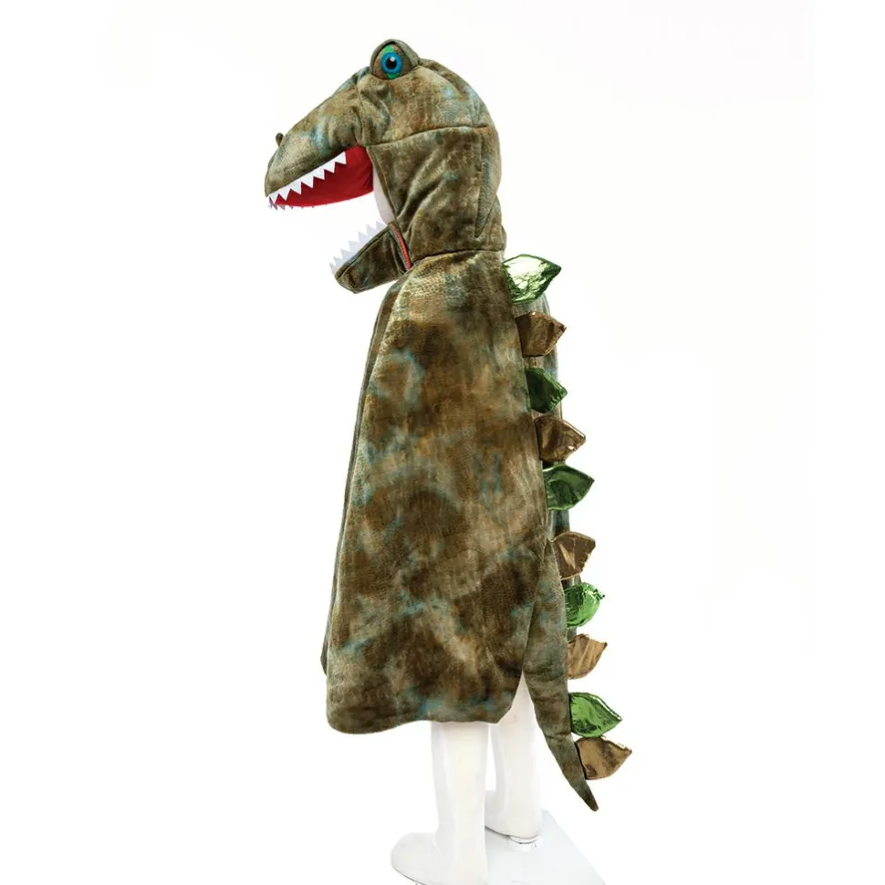 T-Rex kappe m. klør - Grøn, str. 4-6 år