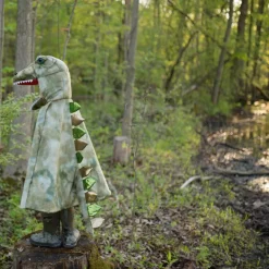 T-Rex kappe m. klør - Grøn, str. 4-6 år
