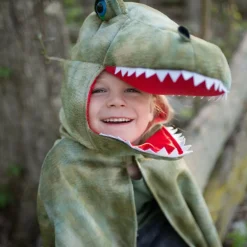 T-Rex kappe m. klør - Grøn, str. 4-6 år